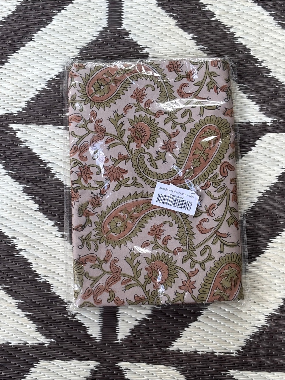 🆕Bohemian Soft Linen Hand Block Print Floral Vintage Kiara Pillow Cover 22”x22” - Picture 11 of 11